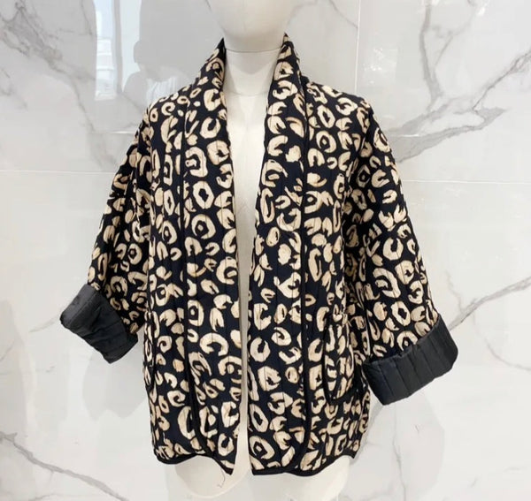 Animal Print Cape - Italian