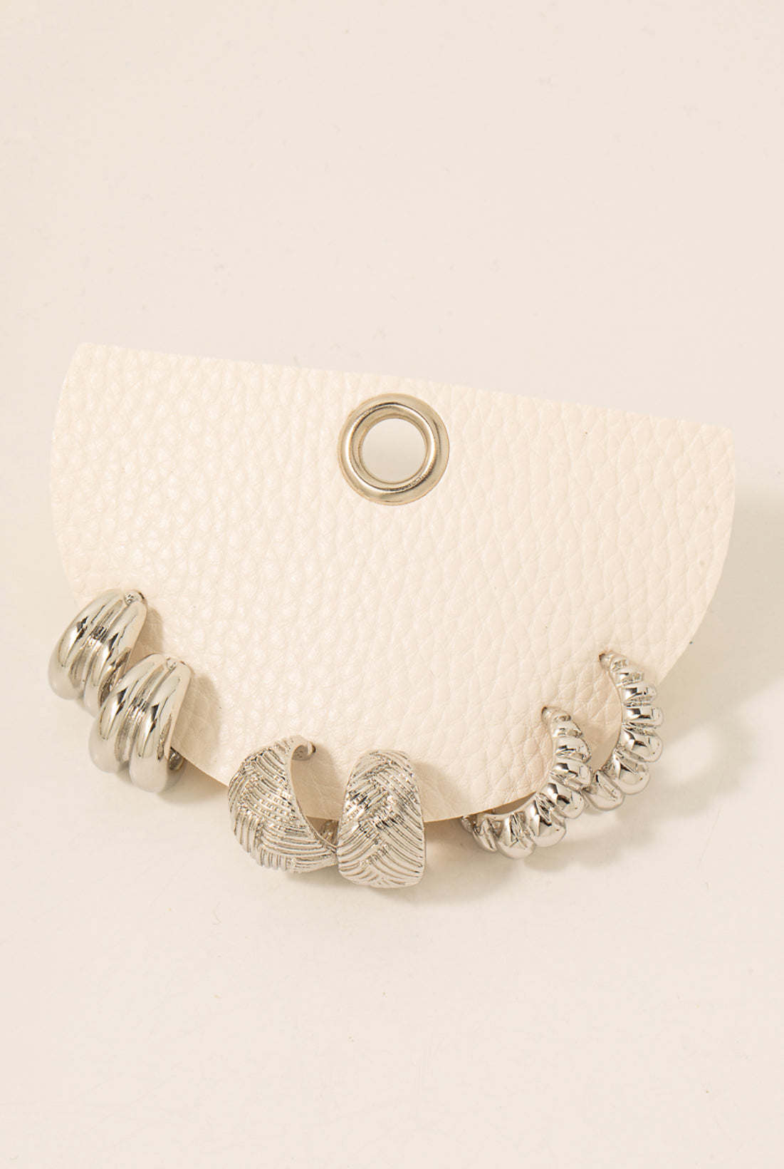 Mixed Wide Hoop Earring Set