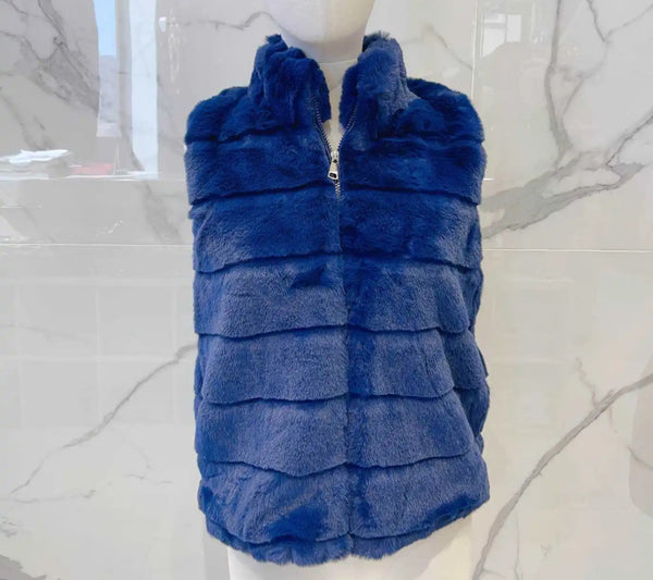 Faux Fur Short Vest
