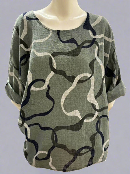 Print Cotton Top