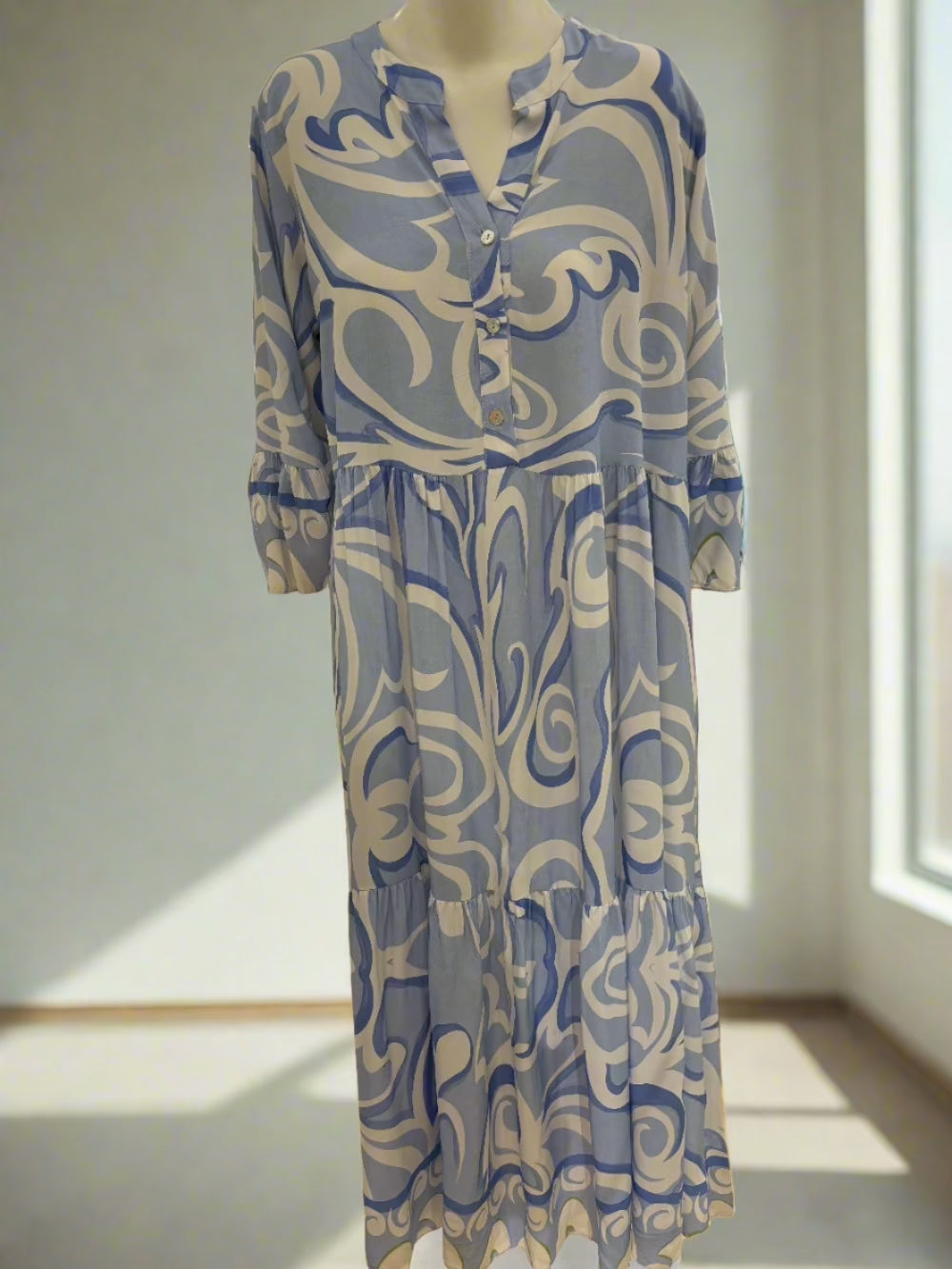 Long Print Dress - Italian