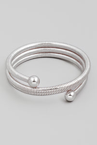 Snake Coil Bangle Bracelet