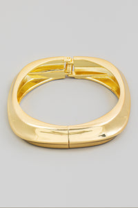 Round Latch Bangle Bracelet