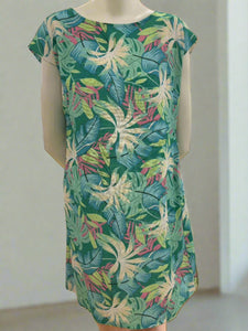 Print Linen/Cotton Dress
