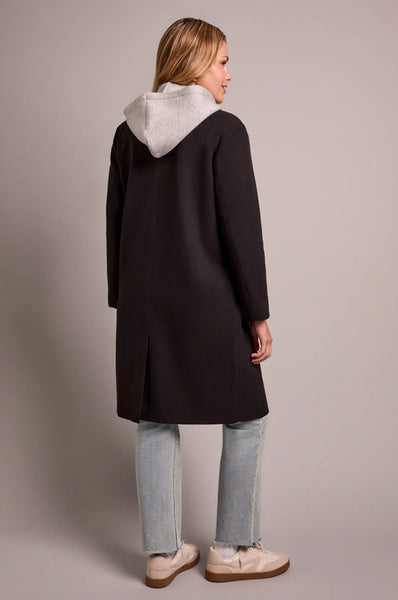 Trench Coat With Fooler Hoodie
