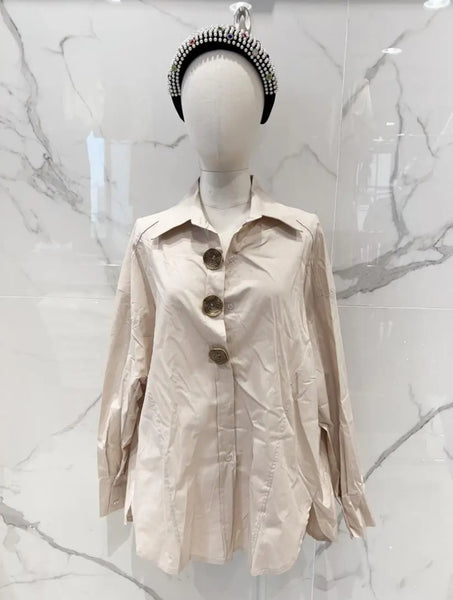 Cotton Shirt With Buttons
