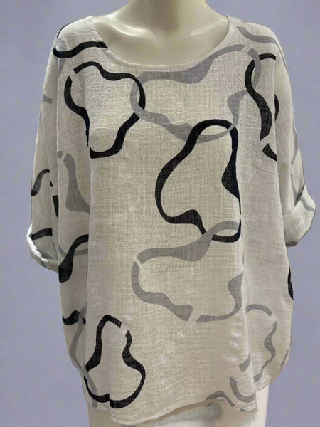 Print Cotton Top