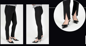 Ponte Roma Ankle Pants With Studs Detail