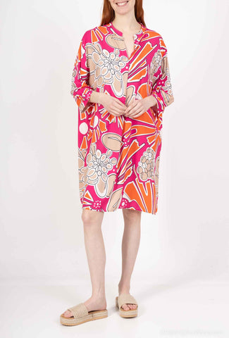 Long Sleeve Print Dress