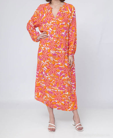 Long Print Dress