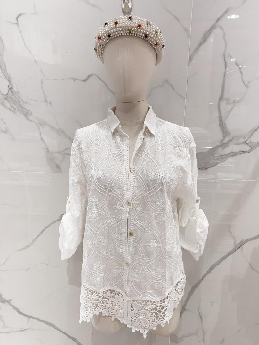 Embroidery Detail Blouse