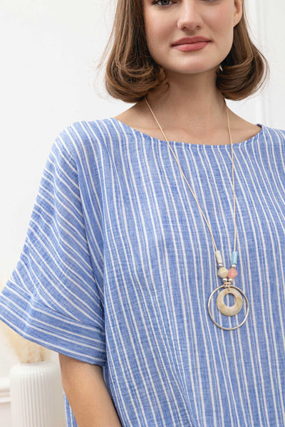 Cotton Mix Stripe Top