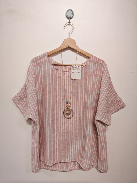 Cotton Mix Stripe Top