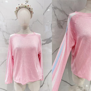 Detail Sleeve Light Sweater