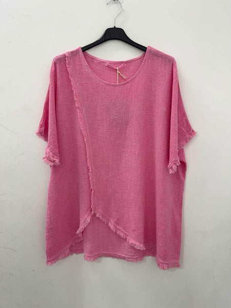 Linen/Cotton Mix Top - Italian