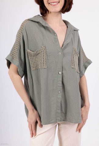 Detail Shoulder Blouse