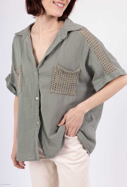 Detail Shoulder Blouse