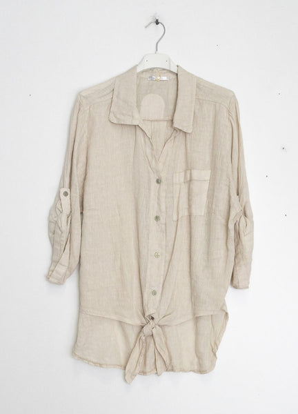 Basic Linen Shirt- Italian