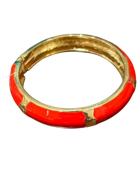 Color Metal Bangle Bracelet