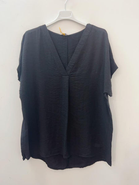 Short Sleeve Air Flow Blouse - Italian