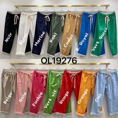 Cotton/Linen Mixed Pants