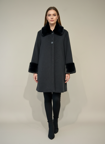 Fur Trim Coat