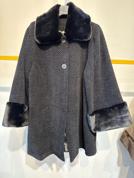 Fur Trim Coat