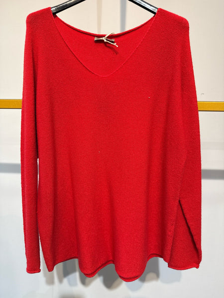Long Sleeve V-Neck Sweater