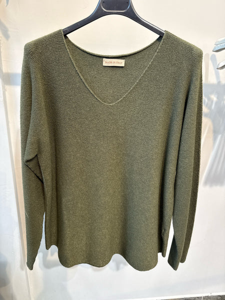Long Sleeve V-Neck Sweater