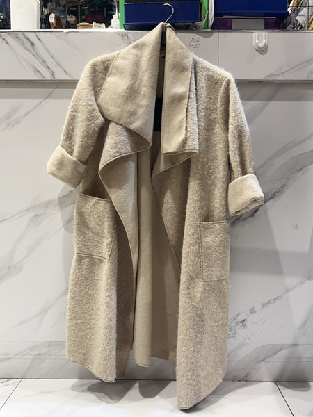 Big Collar Wool Coat