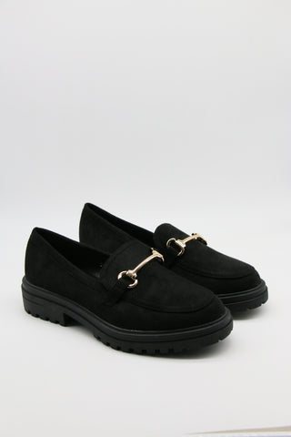 Buckled Ultra Suede Loafer