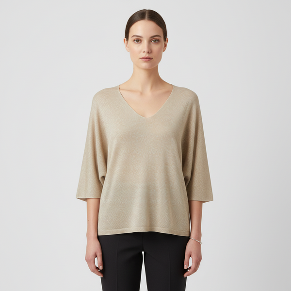 3/4 Light Lurex Sweater