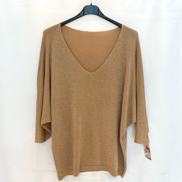 3/4 Light Lurex Sweater