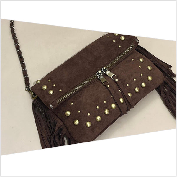 Stud/Fringe Handbag