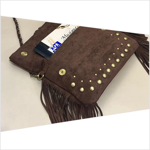 Stud/Fringe Handbag