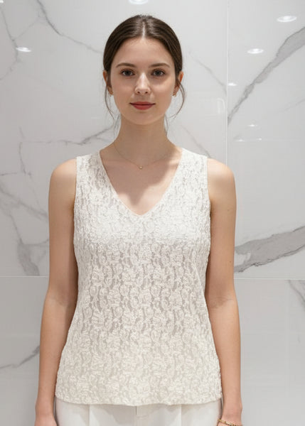 Sleeveless Lace Top
