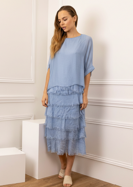 Layered Silk Dress - Italian