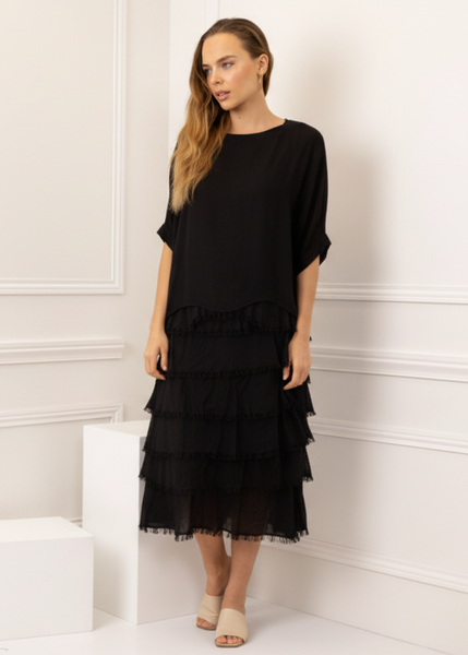 Layered Silk Dress - Italian