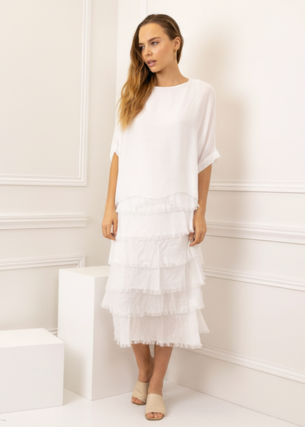 Layered Silk Dress - Italian