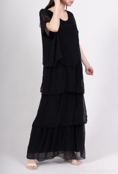 Layered Silk Dress - Italian