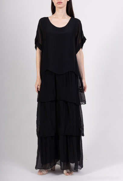 Layered Silk Dress - Italian