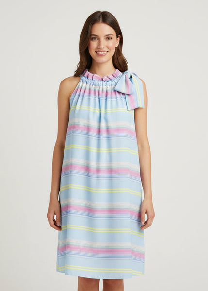 Sleeveless Stripe Dress