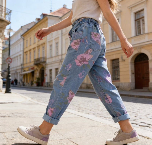 Floral Jeans
