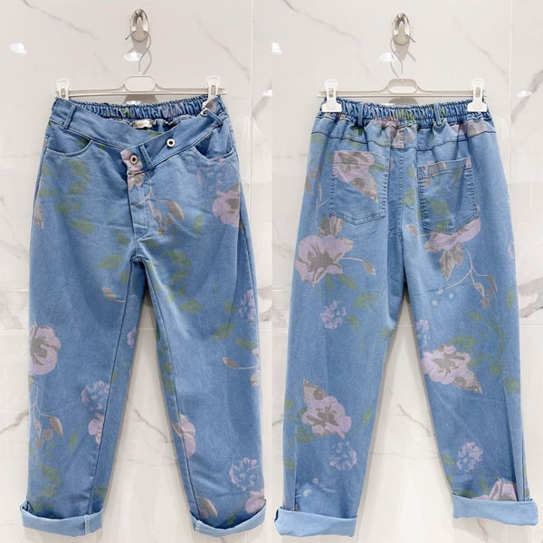 Floral Jeans