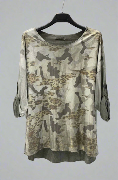 Camouflage Front Top