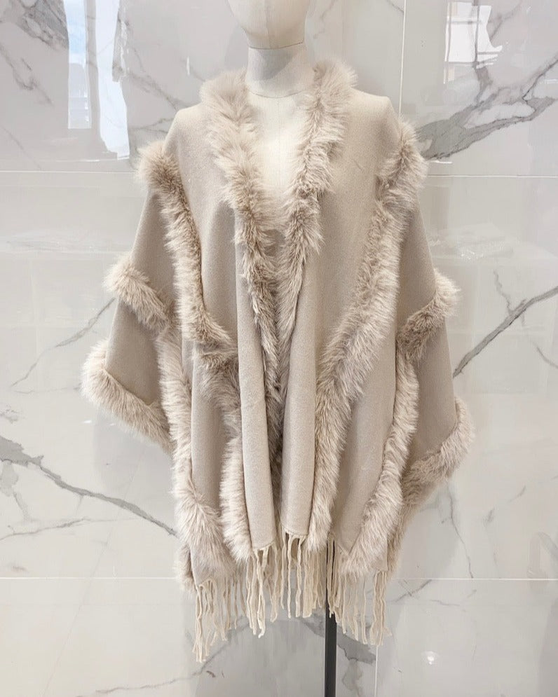 Fur Detail Cape
