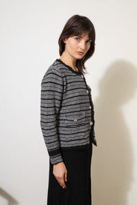 Tweed Sweater Cardigan