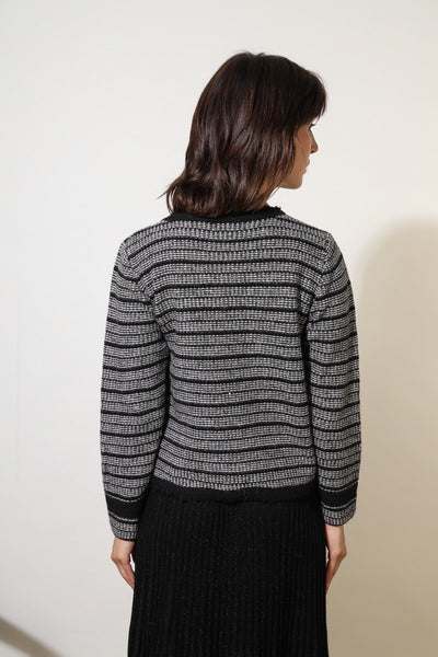 Tweed Sweater Cardigan