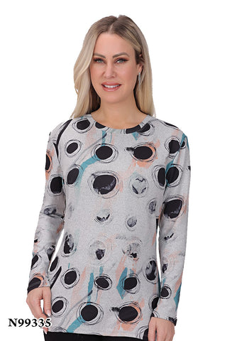 Circle Print Top