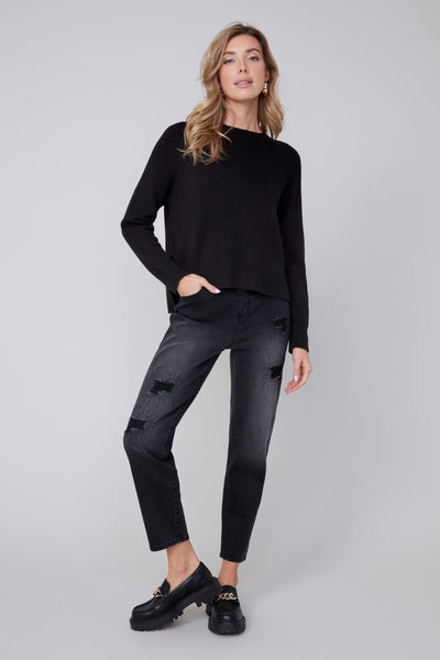 5 Pocket Ripped & Embellished Jeans